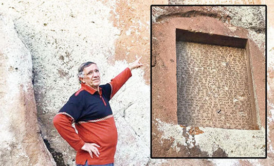 Erzurum'da murç çakılan 3 bin yıllık Urartu yazıtı için uyarı yapıldı