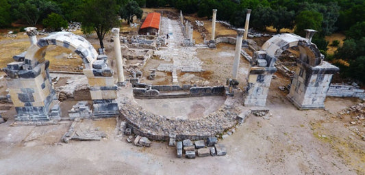 Stratonikeia ile Lagina'yı birbirine bağlayan antik kapı restore edildi