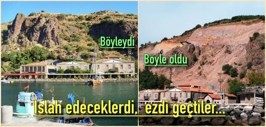 Assos'ta kaya ıslah edilecekti, doğal doku tahrip edildi!