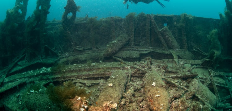 Çanakkale'de batırılan İngiliz Amiral Gemisini belgeselciler görüntüledi