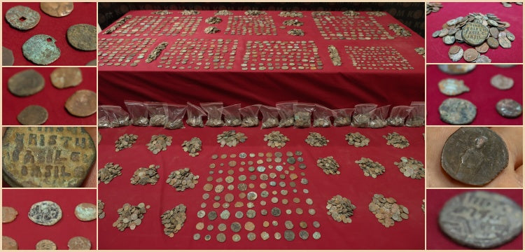 8194 sikke yurtdışına çıkarılamadan İzmir'de polis ekibince yakalandı