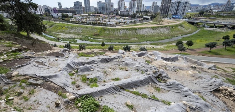 Yumuktepe Höyüğü'nde arkeopark çalışmaları sürüyor