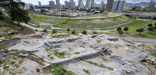 Yumuktepe Höyüğü'nde arkeopark çalışmaları sürüyor