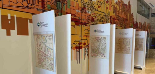 Jacques Pervititch'in asırlık İstanbul haritaları Sigorta Haritaları Sergisi'nde