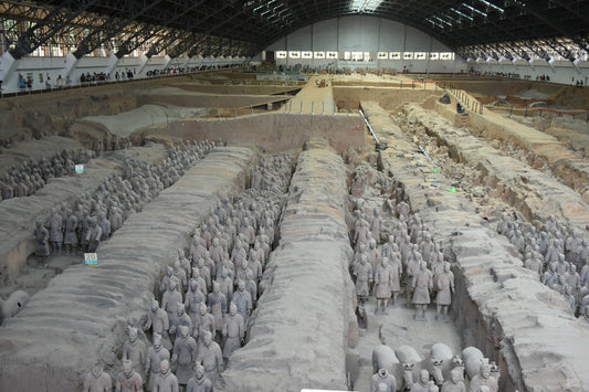 İmparator Çin Şıhuang’ın Terracotta Ordusu binlerce yıldır nöbette
