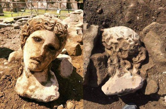 Roma’da Dionysos’un Mermer Büstü Bulundu