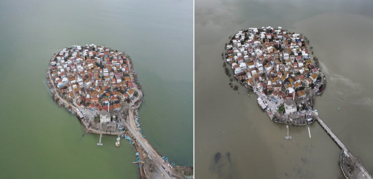 Bursa Uluabat Gölü Gölyazı’da Kıyı Çizgisini Değiştirdi: Kuraklıktan Canlanmaya Geçiş