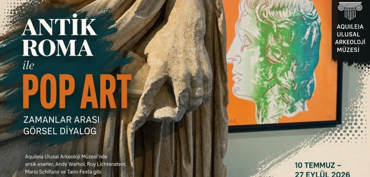 İtalya'da  Arkeoloji ile Pop Art'ı buluşturan sergi, imparatorlardan Andy Warhol'a uzanıyor