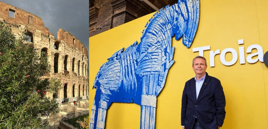 Roma Kolezyum'da düzenlenen Troya ve Roma sergisi sona erdi