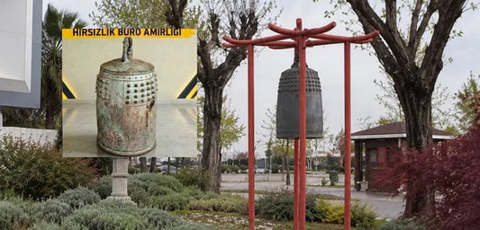 Yalova'dan çalınan Japon Barış Çanı Hurdacıda Bulundu