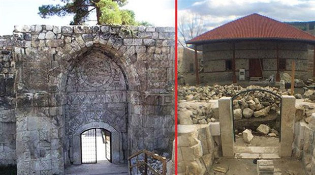 800 yıllık cami restorasyonunu fabrikasyon taşlarla yaptılar
