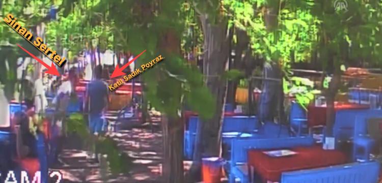 Sinan Sertel ile katili Sadık Poyraz'ın aynı karedeki son görüntüleri