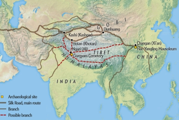 İpek Yolu’nun Tibet’ten Geçen Yeni Bir Kolu Bulundu