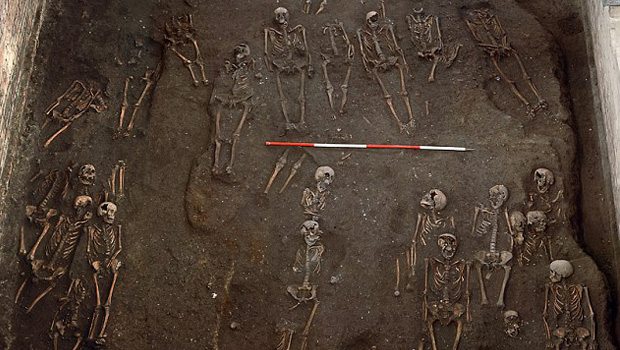 İngiltere’de Restorasyon Sırasında 1300 Ortaçağ İskeleti Bulundu