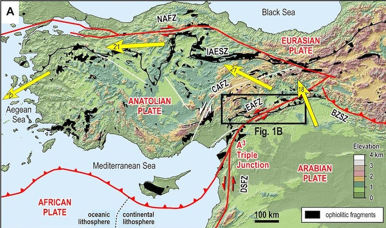 Maraş Depremine Yol Açan Anadolu Fayı 5 Milyon Yıl Önce Oluştu