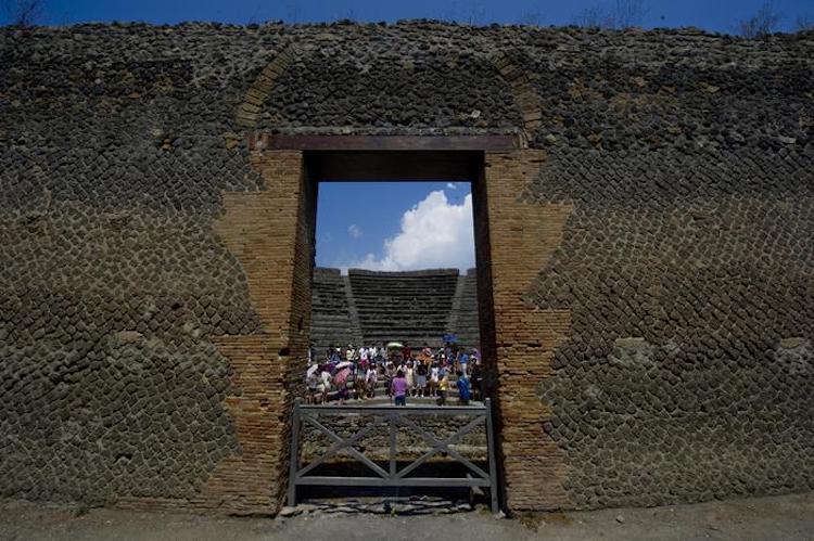Samnitler Zamanında Pompeii’de Tiyatro Vardı