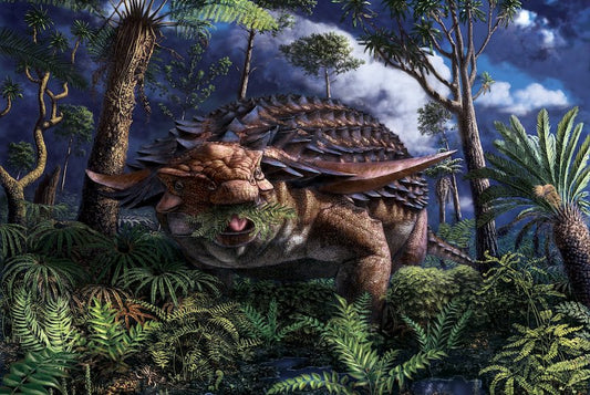 Zırhlı Dinozorun Son Akşam Yemeği Açığa Çıkıyor