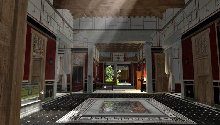 Pompeii’li Bankerin Evi Dijital Ortamda Tekrar Canlandırıldı
