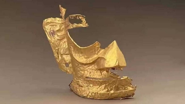 Un exceptionnel masque en or vieux de 3000 ans découvert en Chine