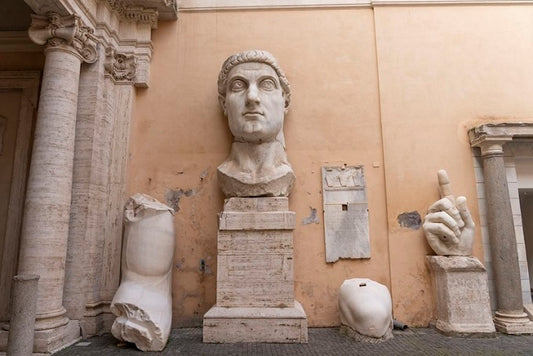 13 Metrelik Büyük Konstantin Heykeli Yeniden Yaratıldı