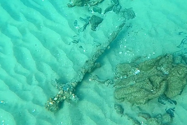 İsrail’de Bulunan Haçlı Kılıcı Deniz Savaşında Hasar Almış