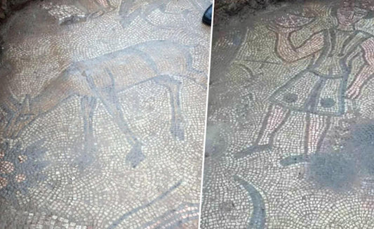 Mardin’deki Kaçak Kazıda 1500 Yıllık Mozaik Bulundu