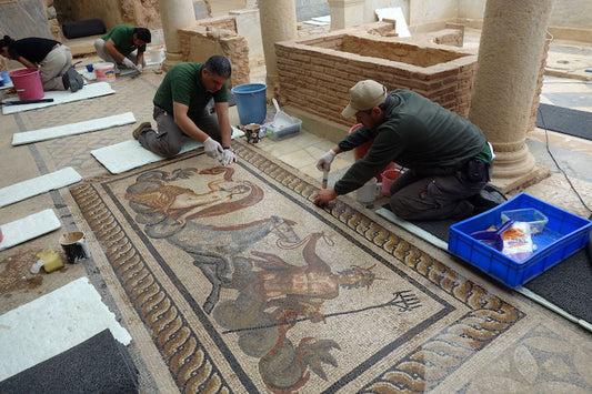 Efes’te Yamaç Ev Mozaiklerinin Restorasyonu Yapıldı