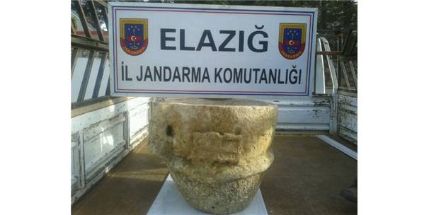 Elazığ’da Roma İmparatorunun Özel Eşya Taşı Ele Geçirildi