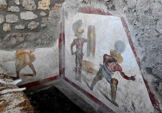 Pompeii’de Kanlı Gladyatör Savaşının Freski Bulundu