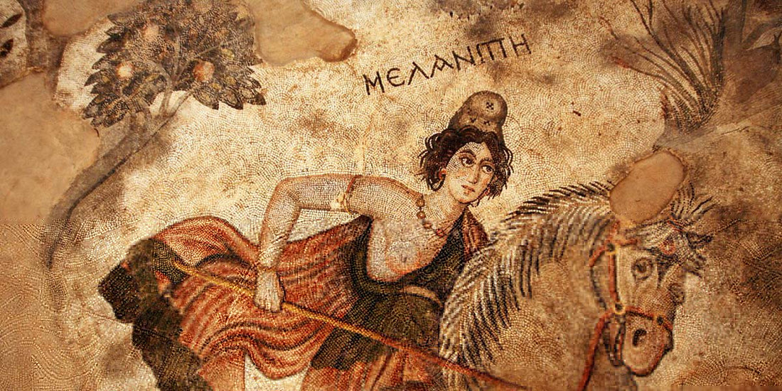 Mezopotamyada savaşçı Amazon kadınlarının izleri mozaiklerde