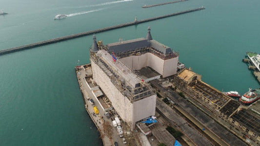 Haydarpaşa Garı'nın Tamamlanan Çatı Restorasyonu Havadan Görüntülendi