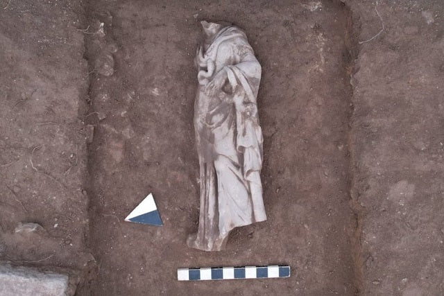 Kütahya’da Sağlık Tanrıçası Hygieia Heykeli Bulundu
