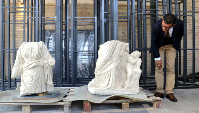 Anavarza Antik Kenti'nde 'Hygieia ve Eros' Heykeli Bulundu