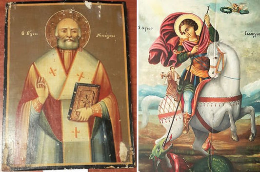 Tarihi 11 ikonayı satmak isteyen 2 kişi yakalandı! İkonalar Ayasofya Müzesi’ne teslim edildi