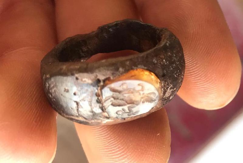 Karabük’te Tanrı Pan Betimli Demir Yüzük Bulundu