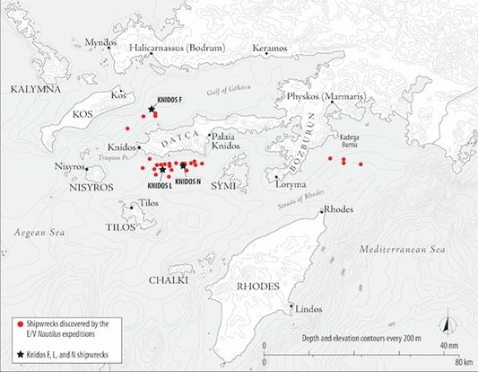 Knidos Açıklarında Amforalarla Dolu Üç Bizans Batığı Keşfedildi