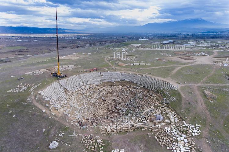 Denizli’deki Antik Tiyatroda Biletli Oturma Düzeni Vardı