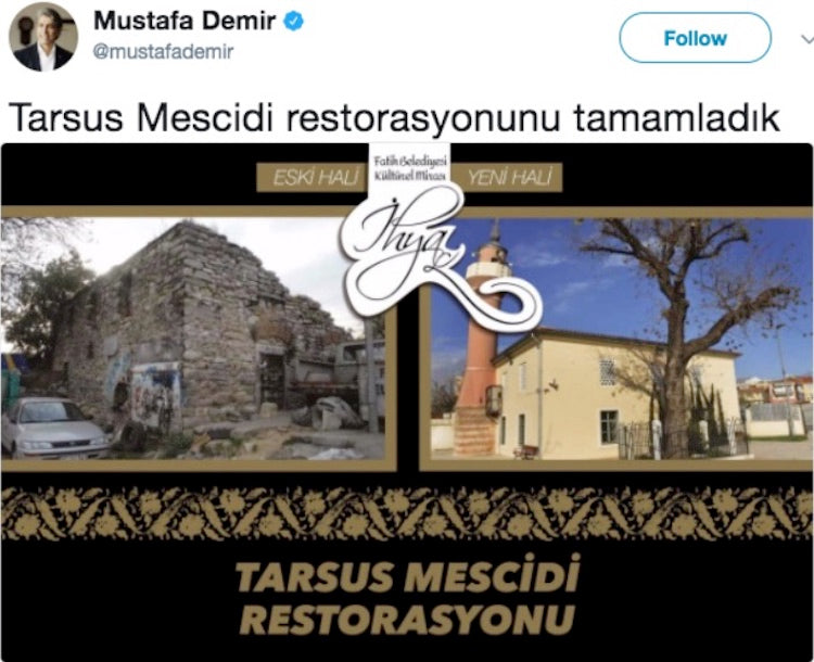 Fatih’teki Tarihi Mescidin Restorasyonuna Tepkiler Büyüyor