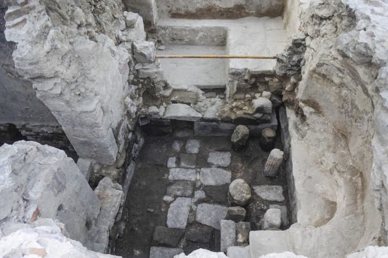 Midilli Adası’nda Osmanlı Hamamı Bulundu