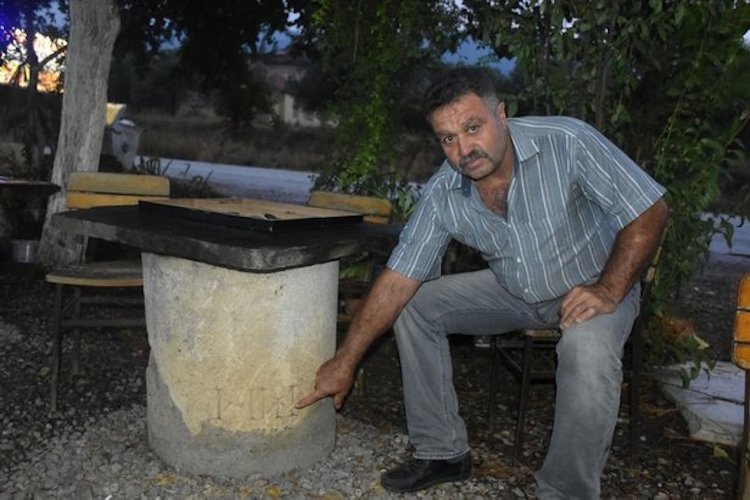 Kahvehanede Kullanılan Taş Aphrodisias’ın Mil Taşı Çıktı