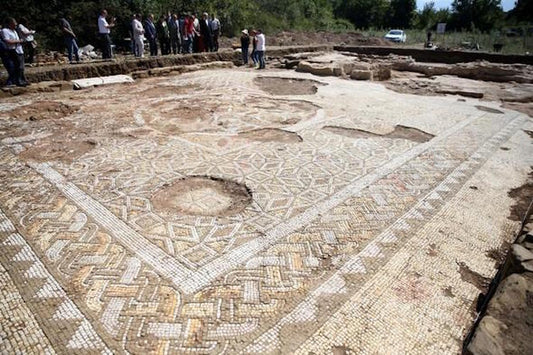 Düzce’de Mozaik Tabanlı Roma Villası Bulundu