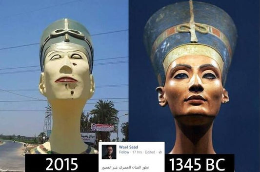 Mısır’da Çirkin Nefertiti Büstü Olay Yarattı