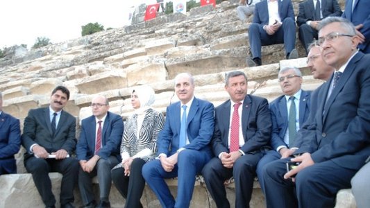 Numan Kurtulmuş, Kibyra Antik Kenti'ni Gezdi