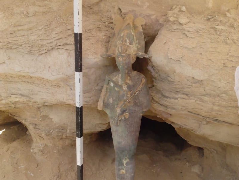 Mısır’da Osiris Heykeli Bulundu