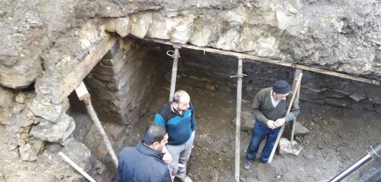 Çorum'da tarihi tünel sanılan yer Osmanlı dükkanı çıktı