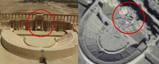 Palmira Tiyatrosunun Yıkıldığı Drone Görüntüleriyle Kesinleşti