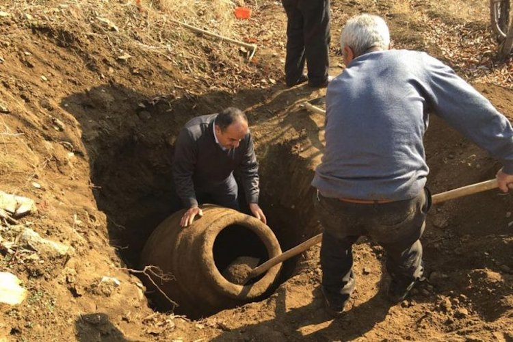 Malatya’da Bir Tarlada Roma Dönemine Ait Pitos Bulundu