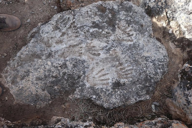 Bu El ve Ayak İzleri, Dünyanın En Eski Mağara Sanatı Olabilir