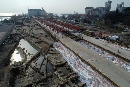 Haydarpaşa arkeoloji kazılarında T şeklinde kale sanılan yapı keşfedildi