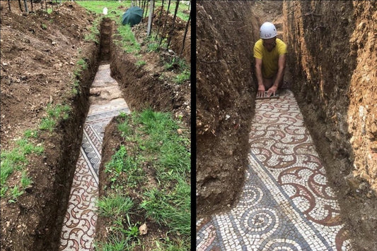 İtalya’da Roma Villasına Ait Etkileyici Mozaik Taban Keşfedildi